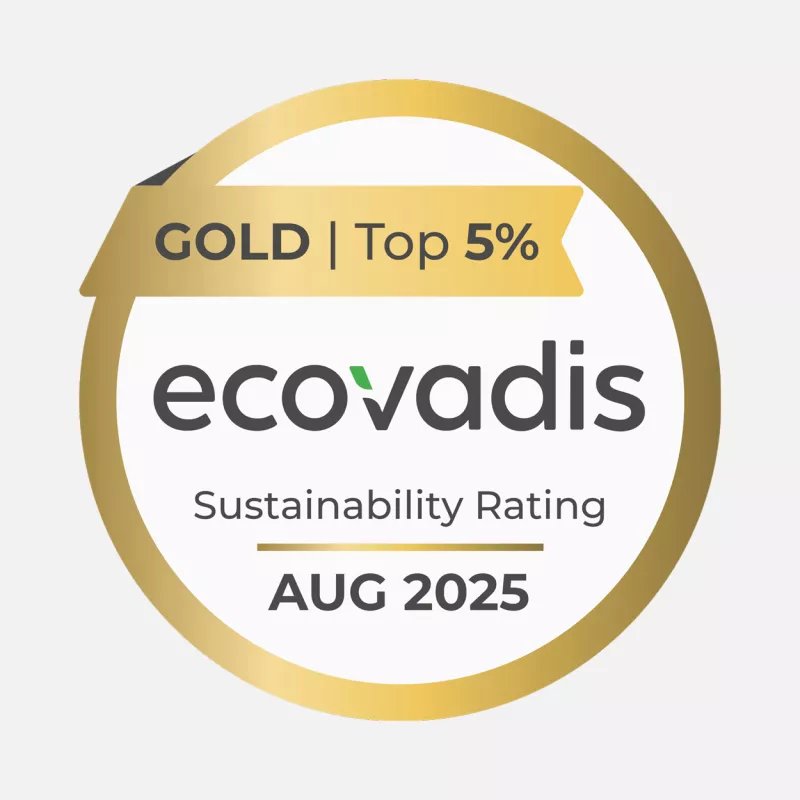 Bekina gets golden medal Ecovadis 2025