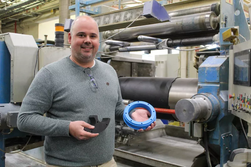 Colleague Kevin Carpentier in production