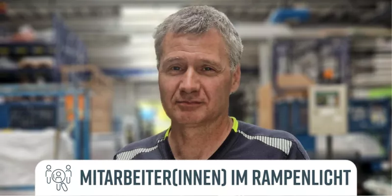 Kollege Steve Jooris in der Produktion von Bekina Indurub