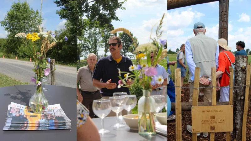 Collage opening en speech Heerlijkheid Axelwalle